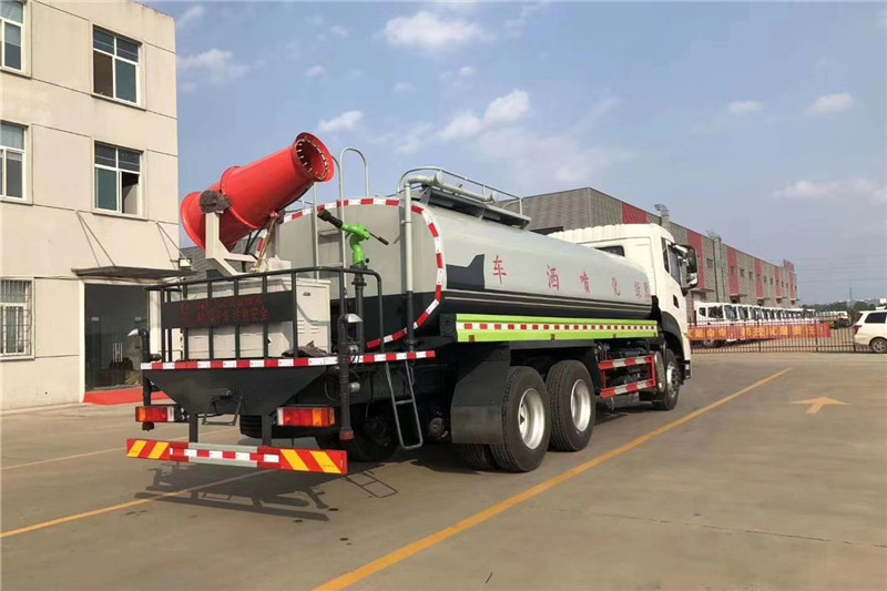 東風(fēng)天龍后八輪20噸噴霧車，國(guó)六綠化噴灑車